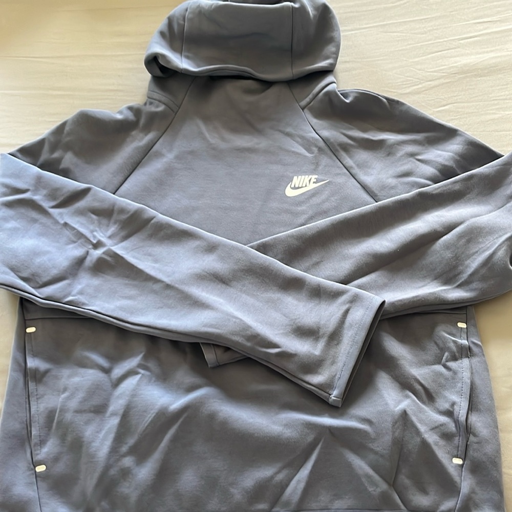 Lavender purple, cropped Nike sweatshirt; worn maybe twice
